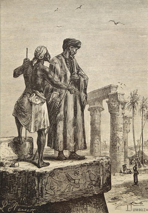 ibn Battuta in Egypt, by Hippolyte, Leon