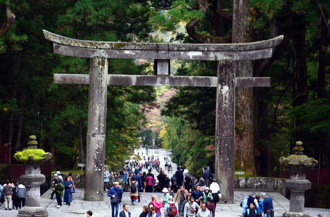 Ishidorii (Stone Gate) at Toshogu Shrine complex