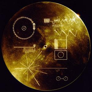 Cover of the Golden Record from Voyager spacecraft