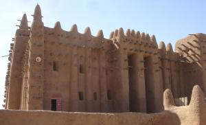 Photograph of mosque at Timbuktu