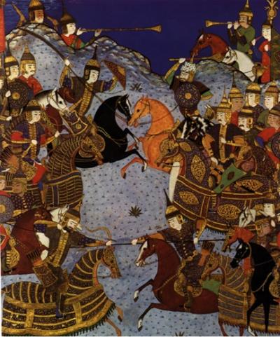 Image of Mongol battle